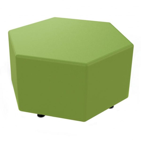 Sonik Soft Seating Hexagon Bench (36'' W x 18'' H) by Marco Group, LF1531 - Image 3