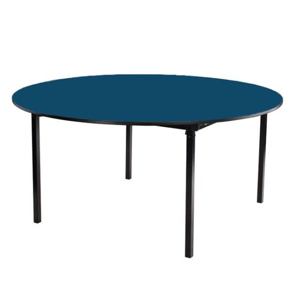 Max Seating Round Premium Plywood with T-Mold Edge Folding Table (48'') by National Public Seating, MSFT48RDPWTMXX