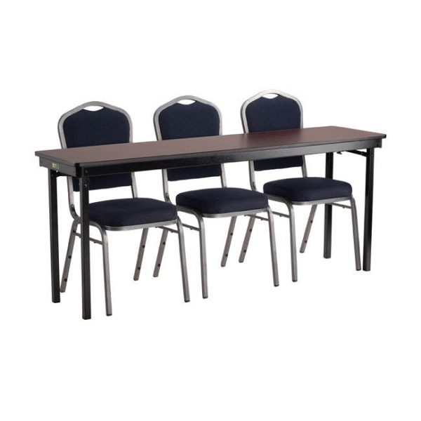 Max Seating Rectangular Particle Board Folding Table (36'' x 96'') by National Public Seating, MSFT3696PBTMXX - Image 8