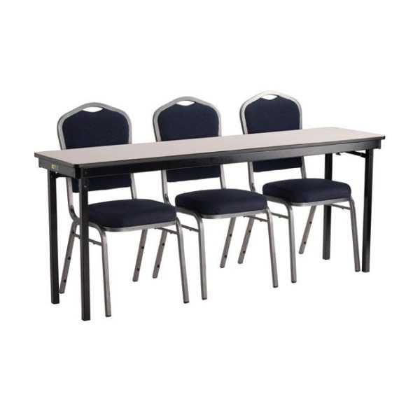 Max Seating Rectangular Particle Board Folding Table (36'' x 96'') by National Public Seating, MSFT3696PBTMXX - Image 9