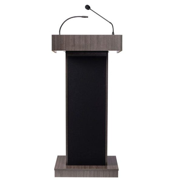 Non-Adjustable Orator Lectern with Handheld Wireless Mic by Oklahoma Sound, 800X-LWM5-XX - Image 6