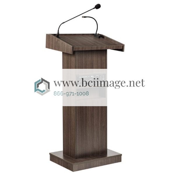 Non-Adjustable Orator Lectern with Handheld Wireless Mic by Oklahoma Sound, 800X-LWM5-XX - Image 5