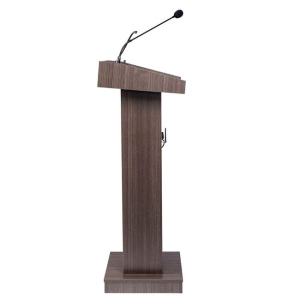 Non-Adjustable Orator Lectern with Handheld Wireless Mic by Oklahoma Sound, 800X-LWM5-XX - Image 2