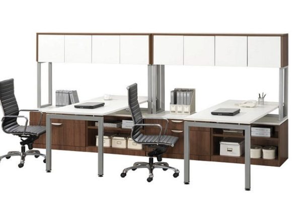 Elements Two Station Work Center by NDI Office Furniture, PLT11