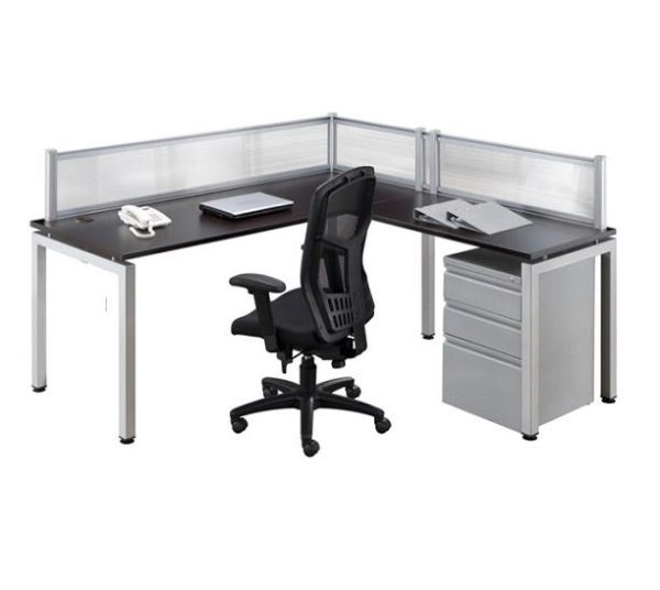 Elements L-Shaped Desk Suite by NDI Office Furniture, PLT7