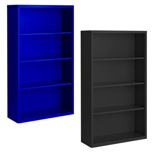 Steel Bookcase - Three Adjustable Shelves (36'' W X 13'' D X 52'' H) by Steel Cabinets USA, BCA-365213 - Image 3