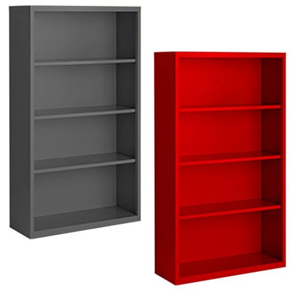 Steel Bookcase - Three Adjustable Shelves (36'' W X 13'' D X 52'' H) by Steel Cabinets USA, BCA-365213 - Image 2