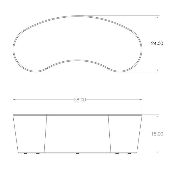 Flowform Soft Seating Bean Bench (Large) by Smith System, 55003 - Image 12