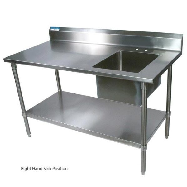 Stainless Steel Prep Sink - 60'' W with Stainless Steel Base by Diversified Spaces, 25049X - Image 3