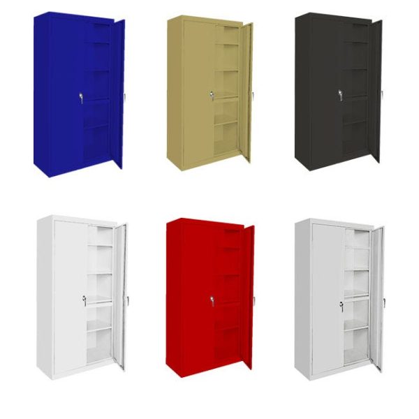 All Adjustable Steel Storage Cabinet (36'' W X 18'' D X 72'' H) by Steel Cabinets USA, AAH-36RB - Image 2