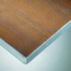 Steel Edge Stained Plywood Folding Table (54'' Round) by Midwest Folding Products, R54E - Image 3