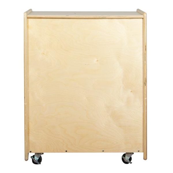 Mobile Storage Unit- 12 Openings w/ Translucent Trays by Wood Designs, WD17261 - Image 4