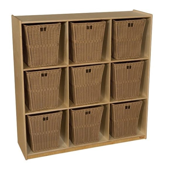 Big Cubby Storage (9 Cubbies w/ Baskets) by Wood Designs, WD50900-720