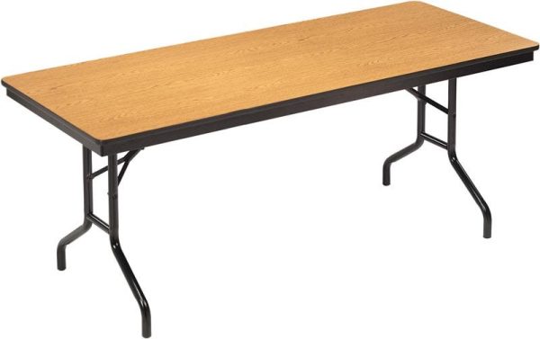 Particle Board Folding Table - 36'' x 72'' by AmTab, 366D