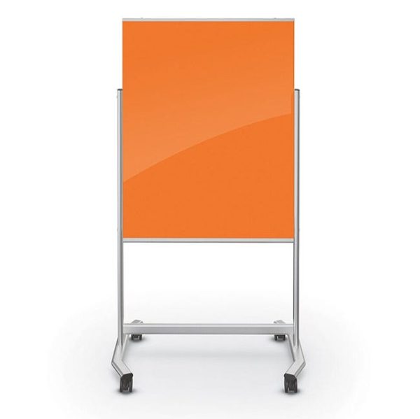 Visionary Move Mobile White Glass Board (4 x 6) by Best-Rite, 74951-GLOSSWHITE