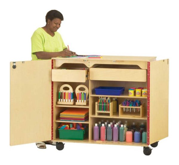 Mobile Classroom Mega Supply Cabinet by Jonti-Craft, 9511JC