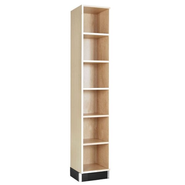 Wood Storage Cubbies - 1 Section with 6 Cubbies 72'' H Maple by Diversified Spaces, CC-1215-72M