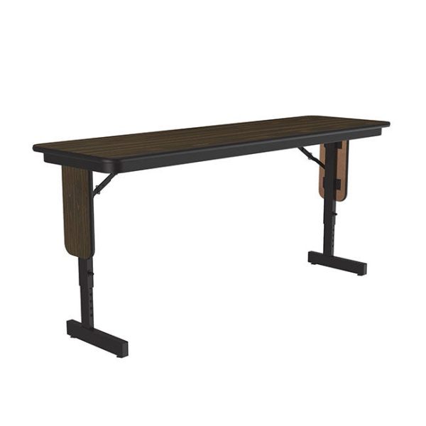 Adjustable Height Panel Leg Seminar Folding Table (18'' x 96'') by Correll, SPA1896PX-XX