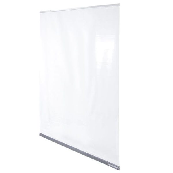 Ceiling Supported Safety Divider - 48 W x 48 H by Goffs, G-CS-48X48