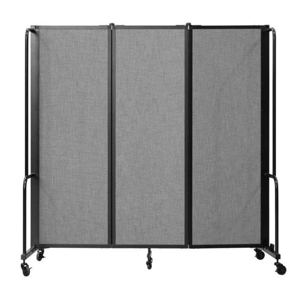 ROBO Series 3-Section Room Divider by National Public Seating, RDB6-3PT