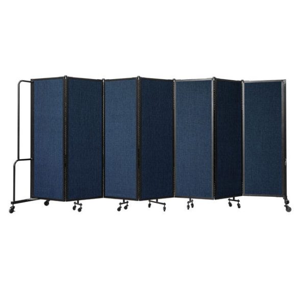 ROBO Series 7-Section Room Divider by National Public Seating, RDB6-7PT