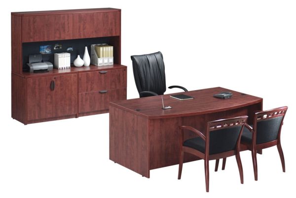 Executive Bow Front Office Suite by NDI Office Furniture, PL22/PL175