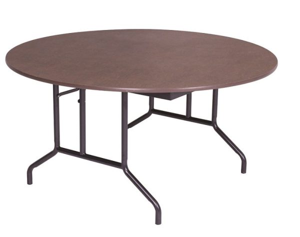 Plywood Core Folding Table (42'' Round) by AmTab, R42DP