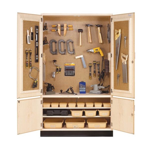 Tool Storage Cabinet  (48'' W Woodworking with Tools) by Diversified Spaces, TC-4810WT