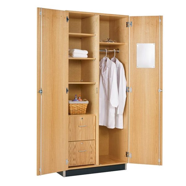 Oak Wardrobe Cabinet by Diversified Spaces, 360-3622K