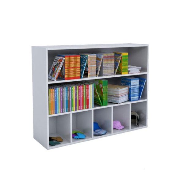 Whitney White Cubby & Shelf Cabinet by Whitney Brothers, WB0660